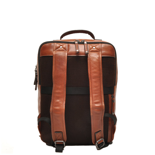 Leren Rugzak Heren Lucca | Cognac